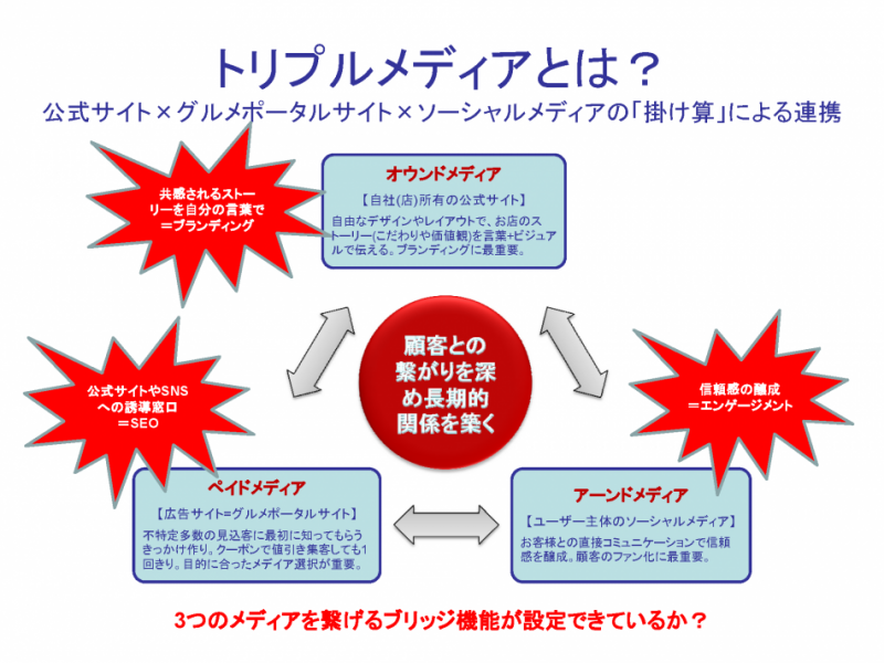 トリプルメディアイメージ図(クリックで拡大)